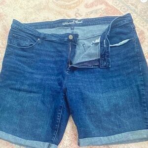 Women's Blue Denim Shorts